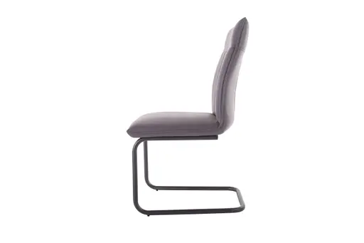 Freischwinger MAIZE - Stoff, Braun