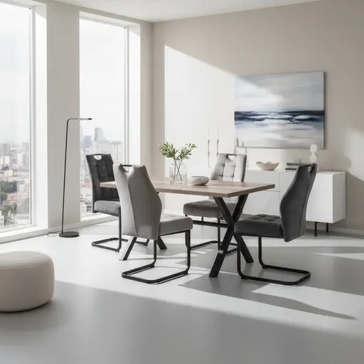 Esstisch - LB ca. 140x90 cm, Eiche Dekor