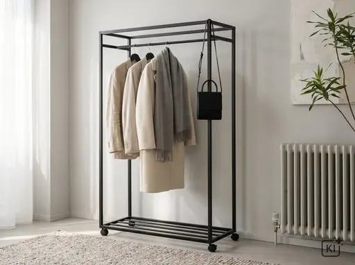 Garderobe MARISSA - Metall schwarz