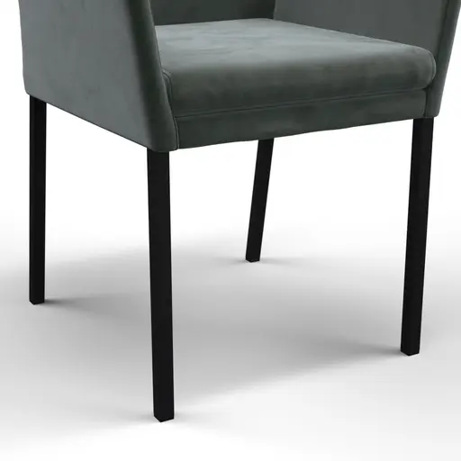 Armlehnstuhl Saragossa - Stoff, Petrol