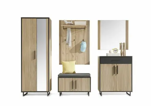 Schuhkommode- Eiche Dekor