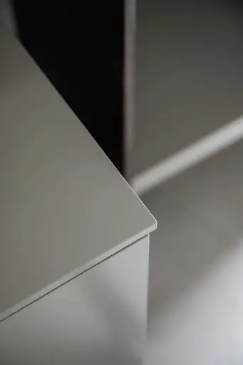 Wohnwand 3900 - Lack matt, hellgrau