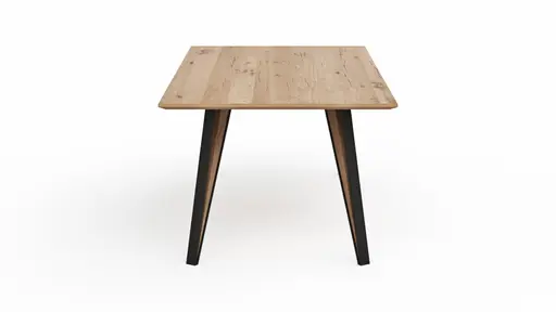 Esstisch Dinner - LB ca. 200x100 cm, Balkeneiche massiv