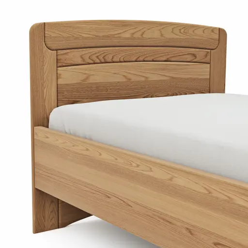 Bett Lenoso - Liegefläche ca. 100x200 cm, Eiche Nachbildung