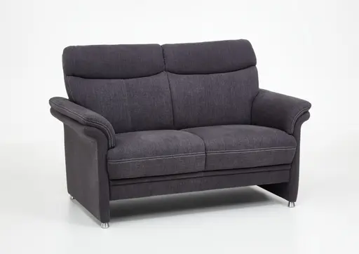 Sofa - 2-Sitzer, Stoff, Anthrazit
