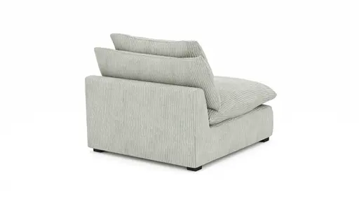 Sessel Ulf - Cord, Hellgrau