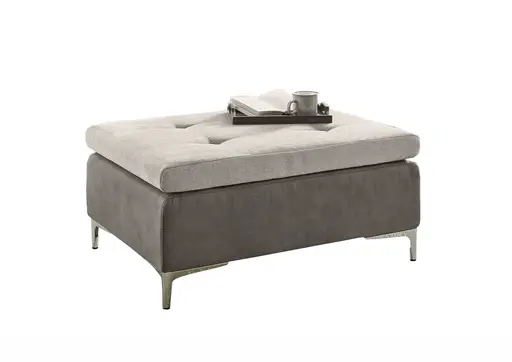 Hocker - Stoff, Dunkelgrau