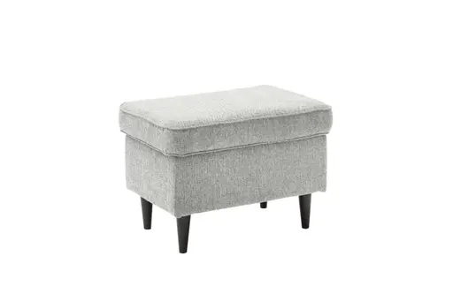 Hocker - Grau, Polyester