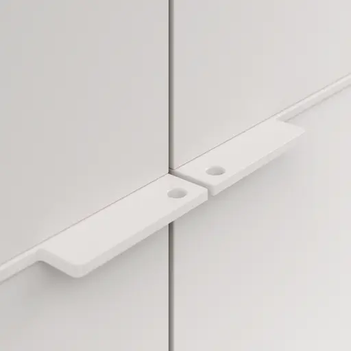 Drehtürenschrank Matera - BTH ca. 301x60x235 cm, Lack Matt, Weiß