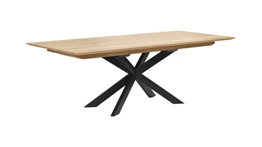 Esstisch Talara Lola - ausziehbar, LB ca. 220x100 cm, Wildeiche Bianco