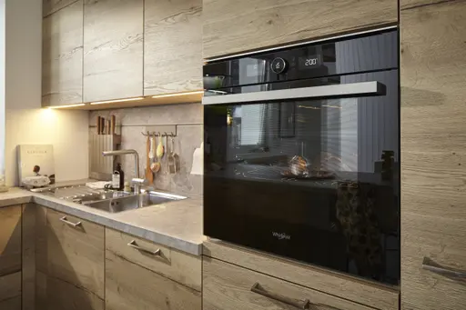 U-Küche 52.190 GL 7 519, Alteiche Provence Synchronpore Nachbildung 