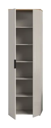 Garderobenschrank - B ca. 60 cm, Kaschmir, Evoke Eiche Nachbildung