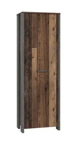 Garderobenschrank FEA - Vintage Dekor, Betonoptik