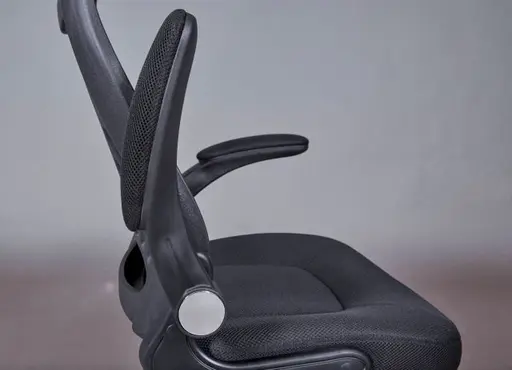 Drehstuhl - drehbar, höhenverstellbar, Stoff, Schwarz