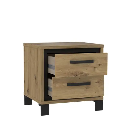 Nachtkommode FARIDA - Eiche Dekor