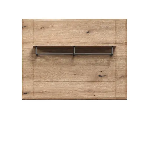 Garderobenpaneel - B ca. 91 cm, Eiche Evoke Nachbildung