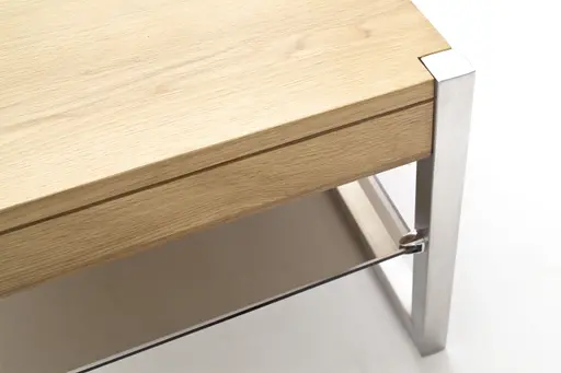 Couchtisch - LBH ca. 65x65x38 cm, Asteiche massiv