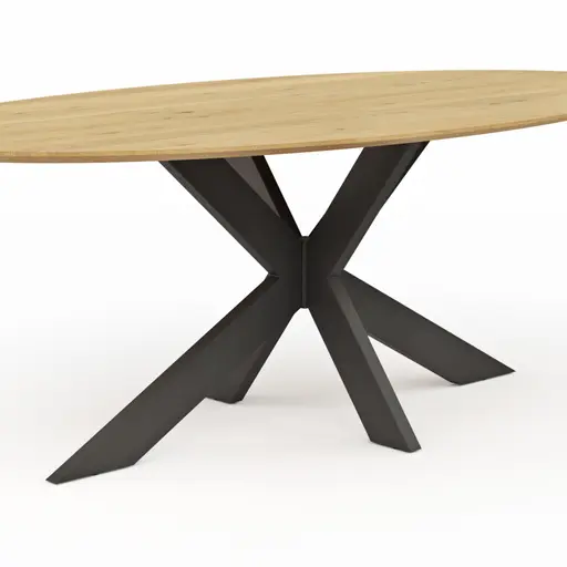 Esstisch Phoenix - LB ca. 220x110 cm, Eiche massiv, oval