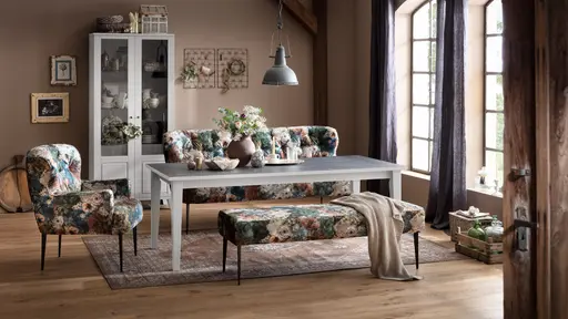 Vitrine Stafford - Lack, Kreide