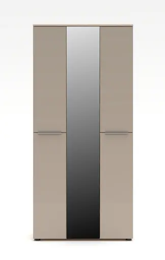 Garderobe - inkl. Sitzkissen, Riva Eiche Nachbildung, Kaschmir