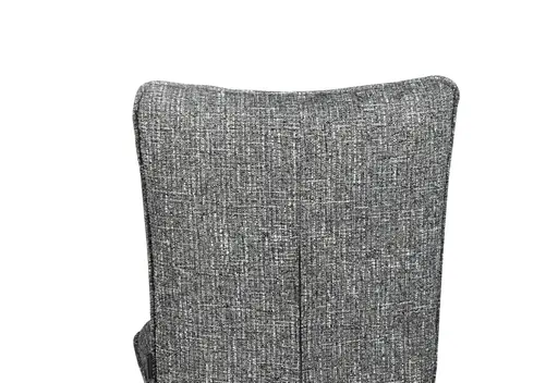 Stuhl MARCIA - drehbar, Stoff, Grau