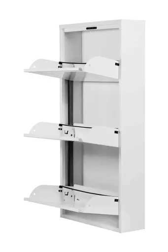 Schuhschrank - B ca. 50 cm, Weiß