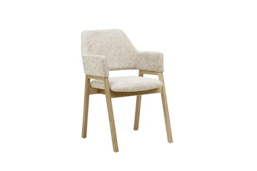 Armlehnstuhl - Stoff, Beige