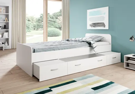 Kojenbett - Liegefläche ca. 90x200 cm, Weiß