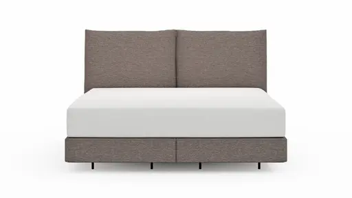Boxspringbett Alpin - Liegefläche ca. 180x200 cm, Stoff, Anthrazit