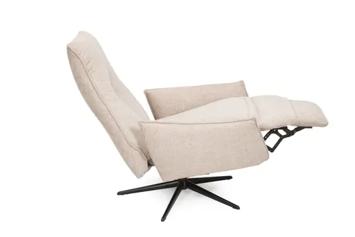 Sessel - Relaxfunktion, Stoff, Beige