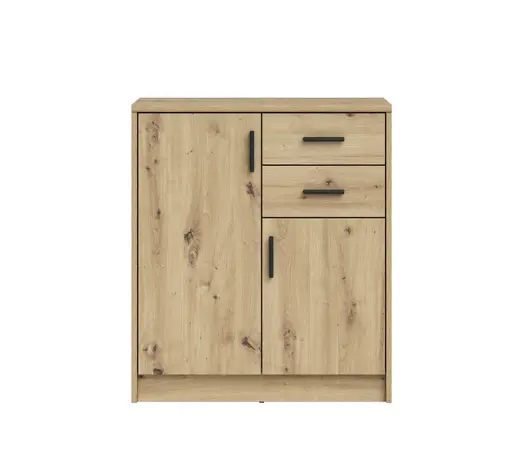 Kommode - B ca. 74 cm, Artisan Eiche Nachbildung