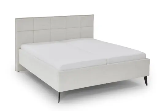 Polsterbett - Liegefläche ca. 180x200 cm, Stoff, Beige