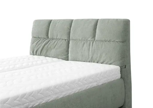 Polsterbett - Liegefläche ca. 180x200 cm, Stoff, Grün