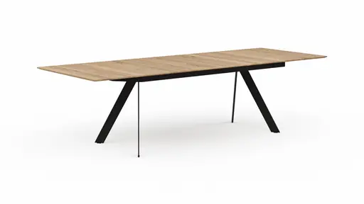 Esstisch Dinner - ausziehbar, LB ca. 220x100 cm, Eiche massiv