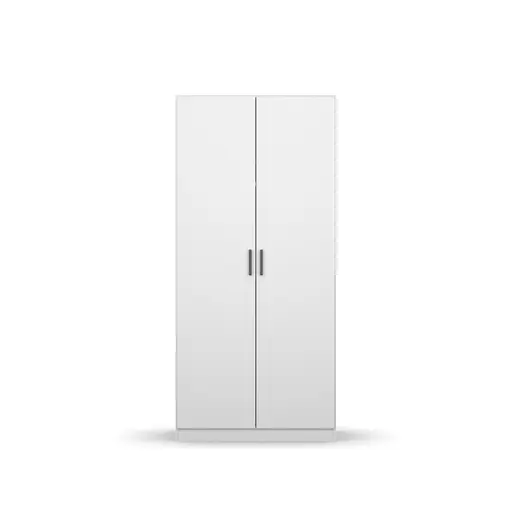 Drehtürenschrank RHONDA- B ca. 91 cm, Weiß