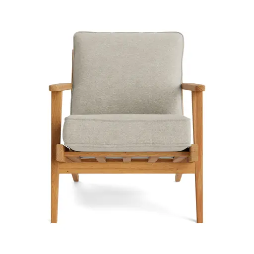 Sessel Quira - Stoff, Natural