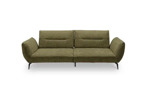 Megasofa PAYTON - 3-Sitzer, Stoff, Moos