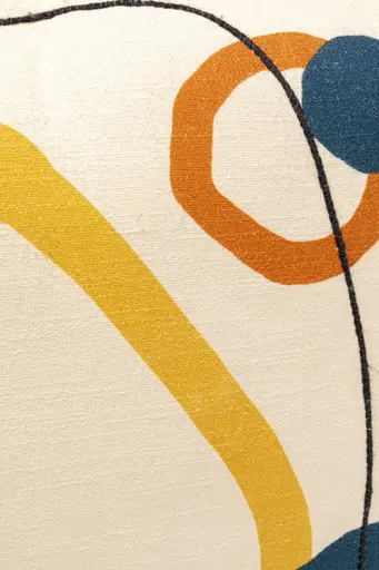 Deko-Kissen, LB ca. 50x50 cm, Beige