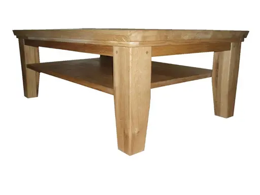 Couchtisch -  LBH ca. 120x80x46 cm, Wildeiche teilmassiv