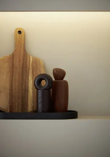 L-Küche 50.100 CO 3 525, Kieselgrau