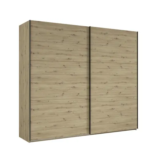 Schwebetürenschrank- B ca. 250 cm, Eiche Dekor 