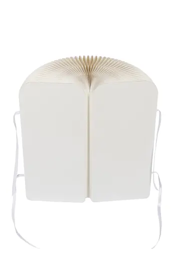 Sitzhocker - DH ca. 36x42 cm, Weiß-Creme