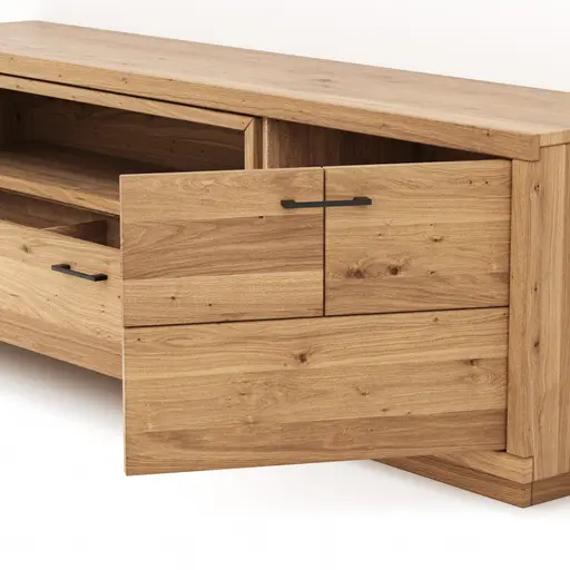 Lowboard Hartford - Eiche massiv