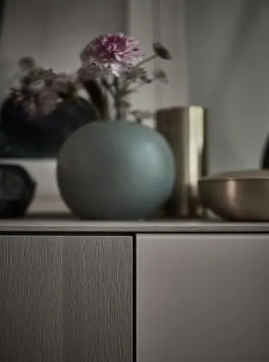 Sideboard Mileto - Asteiche massiv, Platin geölt