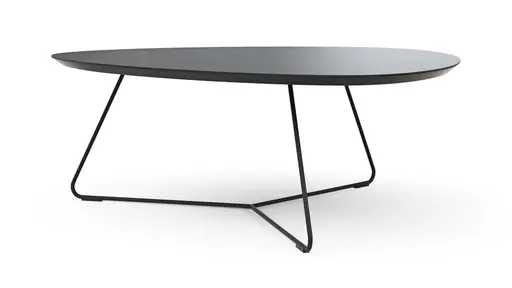 Couchtisch Fano - LBH ca. 87x78x33 cm, Fenix, Schwarz