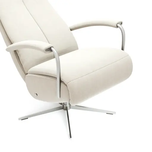 Relaxsessel Rafael - inkl. Relaxfunktion, Stoff, Beige