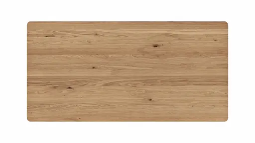 Esstisch Phoenix - LB ca. 200x100cm, Eiche geölt mit Epoxidharz dunkel