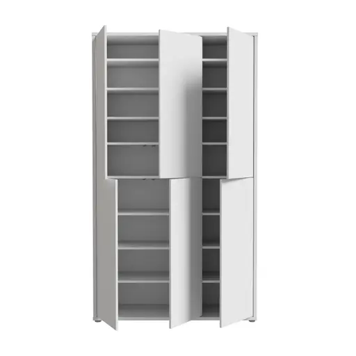 Schuhschrank FAID- B ca. 109 cm, Hellgrau