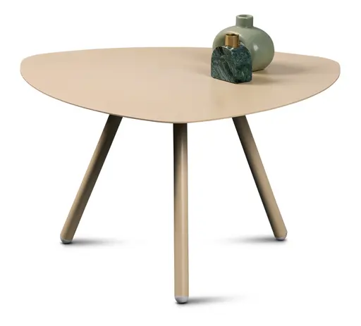 Beistelltisch - LB ca. 60x60 cm, Cremeweiß