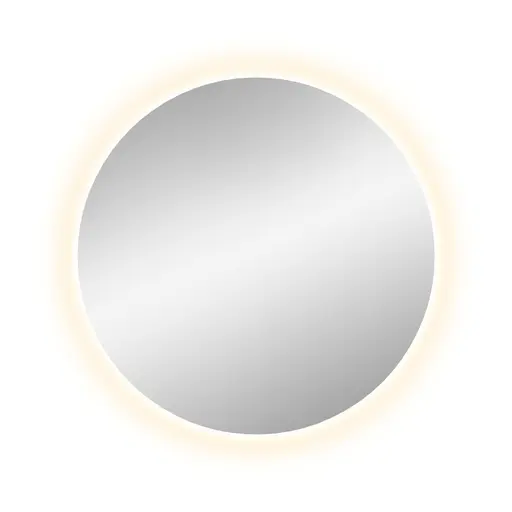 Spiegel - mit Beleuchtung, D ca. 70 cm